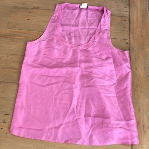 Silk J. crew tank top